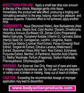 Hempleasure Maximum Strength Arousal Cream for Women 15ml Enhancers Female